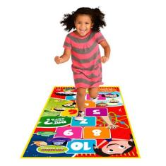 Tapete Infantil O Show Da Luna Amarelinha 140x68 Cm - Líder Brinquedos