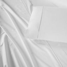 Jogo Lençol Queen 3 Peças 100% Algodão Ponto Palito Ref.2 - Casa Ferna