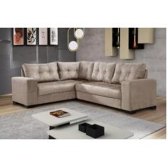 Sofá de Canto 5 Lugares Bia - Império Estofados