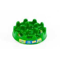 Comedouro Lento Funcional Mini Pet Fit Verde Pet Games para Gatos