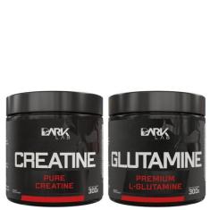 Creatina Pura 300g + Glutamina Pura 300g Dark Lab, 600 g