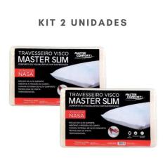 Kit 2 Travesseiros Viscoelásticos Nasa 3D Ortopédicos Macios - Travess