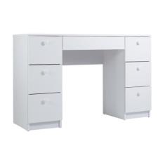 Mesa de Escritório Ditália 7 Gavetas PE-100, Branco