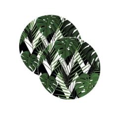 Sousplat Tropical Chevron - NSW, com base, 2 Peças