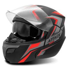 Capacete Moto Escamoteável Robocop Pro Tork New Attack Viseira Interna