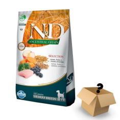 Ração N&D Ancestral Selection Cães Adultos Médio - 15kg + Surpresa - N