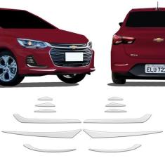 Kit Apliques Onix Plus Sedan 2020 Adesivos Do Para-choque - SPORTINOX,