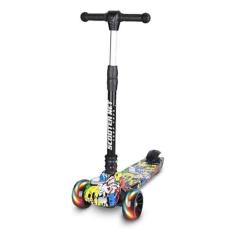 Patinete Scooter Grafitado - Altura Regulável - Suporta Até 50kg - Dob