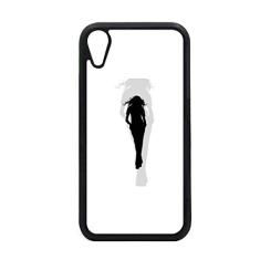 Capa para iPhone XR com desenho de mulher bonita para proteção de telefone Apple