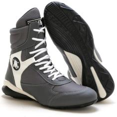 Tênis Cano Alto Feminino Cadarço Conforto Macio-Unissex