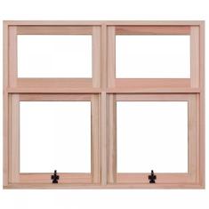 Janela de Madeira Maxim-Ar 100x120cm Caixilho 9,4cm EWK MP5200 Rondosul Marroml