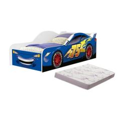 mini cama infantil juvenil adesivada com proteção lateral com colchão 