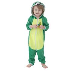 Pijama Infantil Macacão Kigurumi Fantasia Dino - ANJO DA MAMÃE, Verde,