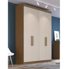 Guarda Roupa Solteiro 4 Portas 2 Gavetas Paris Edez
