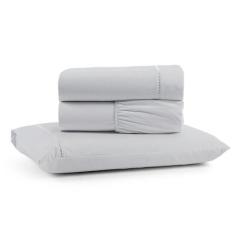 Jogo De Lençol Luiza Solteiro 3 Pçs Percal 100% Algodão 180 Fios Ponto