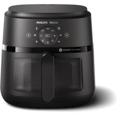 Fritadeira Airfryer Digital Série 2000 XL, Philips Walita, 6,2 litros, Tecnologia RapidAir, Preta, 2 anos de garantia, 220v, 1700W - NA230/09