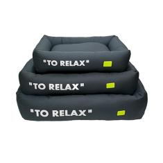 Cama Lisa Retangular Microfibra Urban Puppy para Cães e Gatos Cinza - M