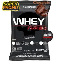 Whey Protein Black Skull 907g Concentrado TURBO  Proteína para Ganho d