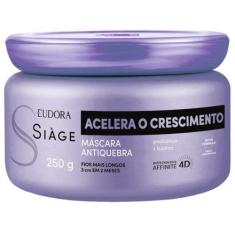 Máscara Capilar Siàge Acelera o Crescimento 250g - Eudora, 250g