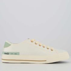 Tênis Coca Cola Verona Feminino Off White-Feminino