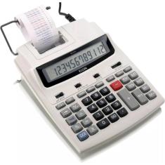 Calculadora De Impressao 12Dig Bob 58Mm Bivolt Cinza