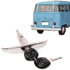 Maçaneta Externa de Porta Malas Vw Kombi Clipper 1957 a 1996 com Chaves