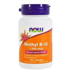 Methyl B-12 Metilcobalamina 1,000 Mcg 100 Lozenges Now Foods
