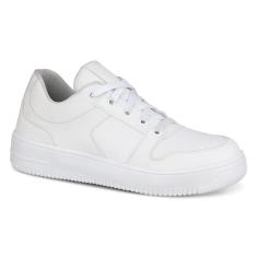 Tênis Feminino Cadarço Cano Curto Confortável Macio Casual