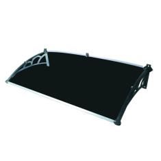 Toldo Versátil 120x60cm Braço Preto com Chapa Preta Preta