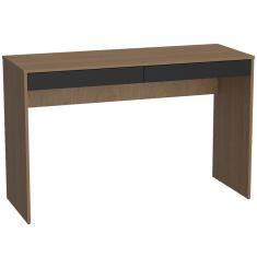 Escrivaninha Madri Para Computador 2 Gavetas B35 Mell Preto NOVAM