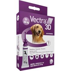 Ceva - Vectra 3D Antipulgas e Carrapatos 4,7ml para Cães de 25 a 40kg