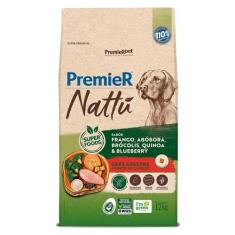 Ração Premier Nattu Cães Adultos Frango E Abobora 12Kg