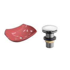 Cuba L42 Abaulada C/Válvula Click 1.1/4" Colorida - Compace, Rosa