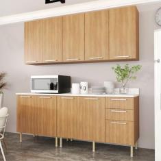 Cozinha Compacta Girassol 9 Portas e 3 Gavetas com Divisor de Talheres