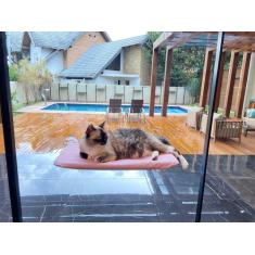 Cama De Janela Para Gatos Pets Caminha Suspensa Com Ventosa Abrigo Red