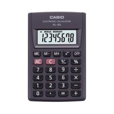 Calculadora de Bolso Casio HL-4A Preta 8 Dígitos Portátil Pequena Comp