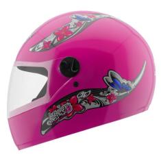 Capacete Fechado Moto Pro Tork Liberty 4 Girls Feminino Segurança Conf