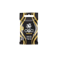 Olla Preservativo Camisinha Lubrificado - 3 Unidades