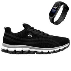 Tênis Feminino Para Trabalhar Caminhar Usar no Dia-a-Dia Academia Casual Esportivo + Relógio Led-Unissex