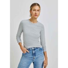 Blusa Feminina Básica Slim Manga Longa 02QY Hering-Feminino