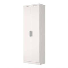 Armário Multiuso Henn 2 Portas 6 Prateleiras Margarida Branco