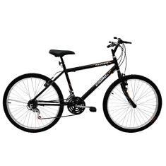 Bicicleta Aro 26, 21M Masculina, Fio Flash - 310919, Preto, Cairu