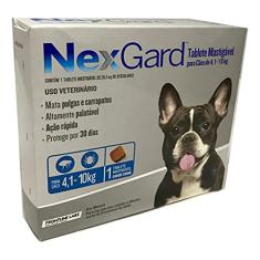 Antipulgas Bulldog Francês Nexgard De 4,1 A 10kg - 1 tablete