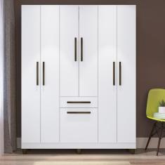 Guarda Roupa Solteiro 7 Portas 1 Gaveta Laguna Faimec