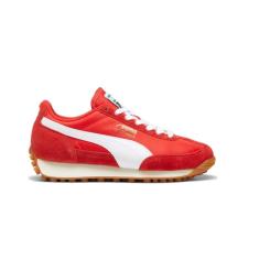 PUMA Tênis infantil unissex Easy Rider (criança grande), Puma Vermelho/branco PUMA, 17