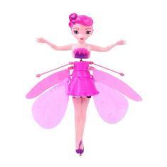 Boneca princesa aerocraft fada voadora rosa 19cm sensor nº8