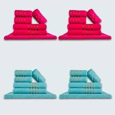 Jogo De Toalhas 24 P?s Cole??o Montreal 100% Algod?o Rs+vd