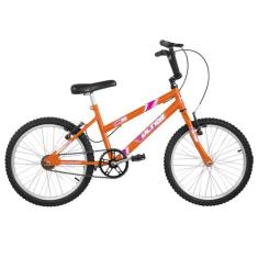 Bicicleta Aro 20 Ultra Bikes Feminina Freios V-Brake, Laranja, Aro 20