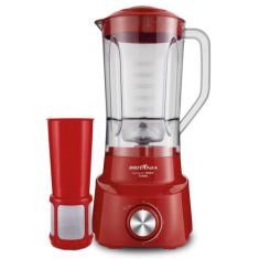 Liquidificador Britânia Diamante Vermelho 4 velocidades 1050W, 220V