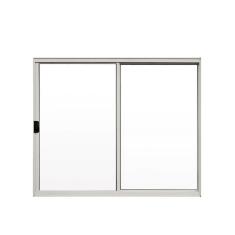 Janela 2 Folhas De Correr s/ Grade 1.00 X 1.00 Alumínio Branco Linha Modular - Hale